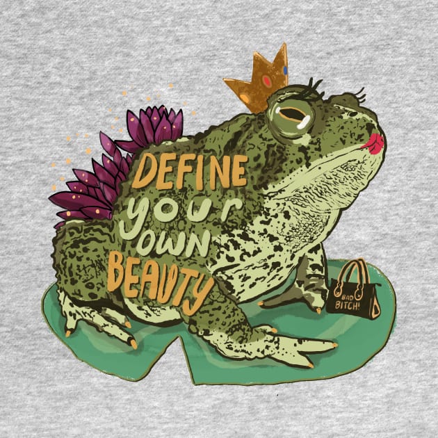 You Define Your Own Beauty Frog by Liberal Jane Illustration